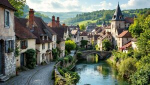Dans la vallée de la Sarthe, ce petit village romantique regorge de monuments historiques