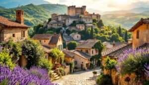Ce village de Provence, couronné par son château, brille parmi les plus beaux villages de France