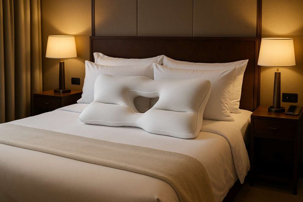 Fini les coussins classiques : cette version hôtelière promet des nuits dignes d’un palace