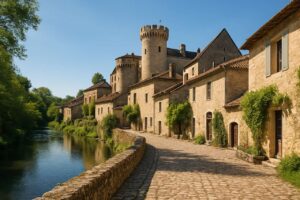 À moins de 2h de Bordeaux, ce village médiéval bordé de cours d’eau figure parmi les plus beaux