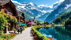 Moins réputée que Annecy, cette ville alpine offre un cadre tout aussi spectaculaire sans la foule