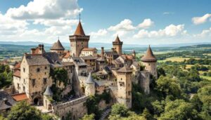 Appelée “La Petite Carcassonne”, cette cité fortifiée d’Ardèche est spectaculaire